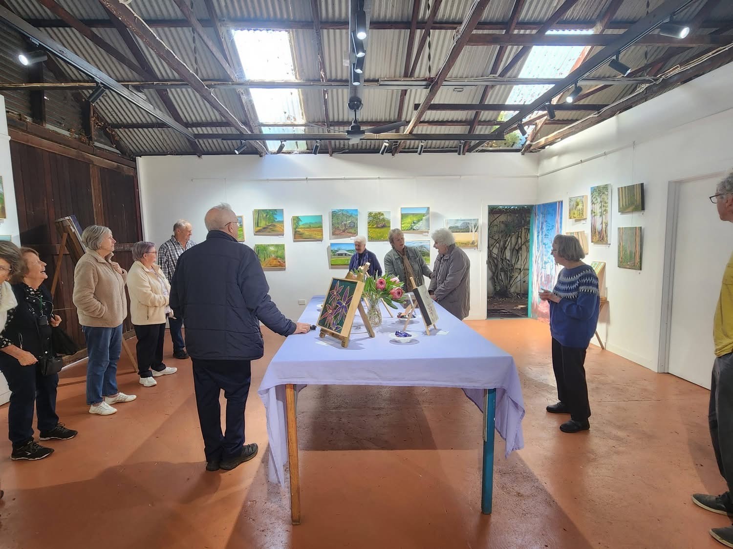 The Opening of the Exhibition.