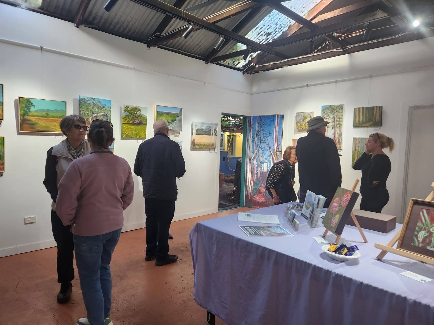 The Opening of the Exhibition.